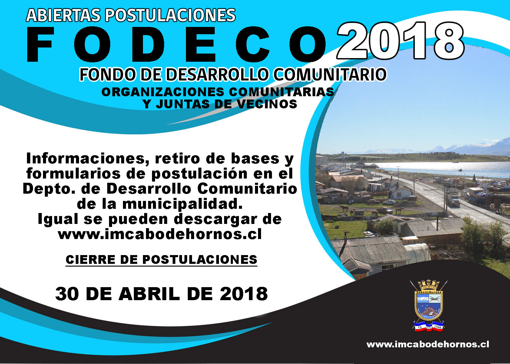 SE ABRIERON POSTULACIONES AL FODECO 2018